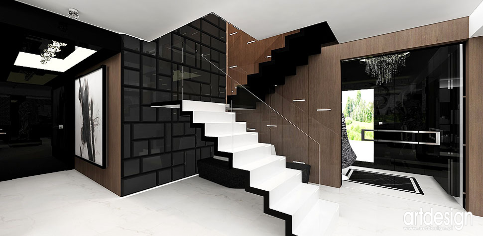schody w przestrzeni domu
